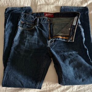 Arizona Jean Company Men's Dark Blue Straight Jeans